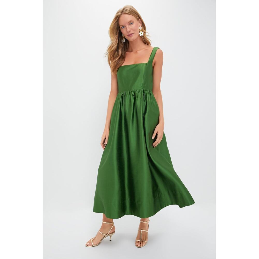 TUCKERNUCK Green Dupioni Esme Dress Size M NWT - Picture 7 of 7